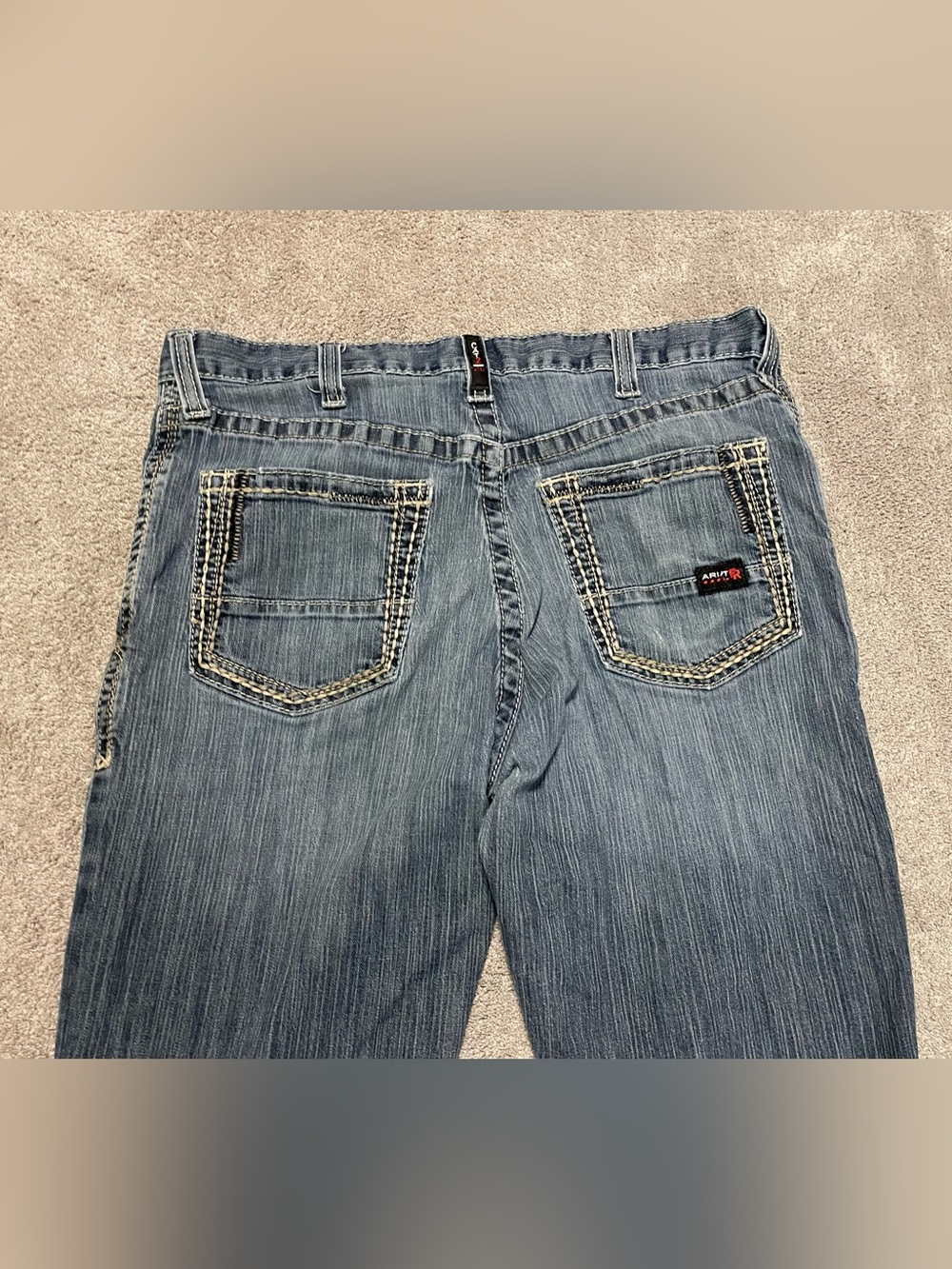 Ariat FR M4 Relaxed Boot Cut Jeans Mens 34x32 CAT 2 Resistant Stretch Work - Picture 14 of 16